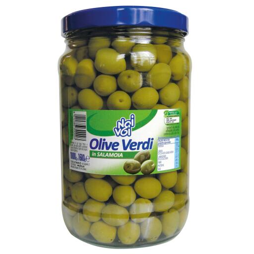 Olive verdi intere 1,68Kg Noi&Voi