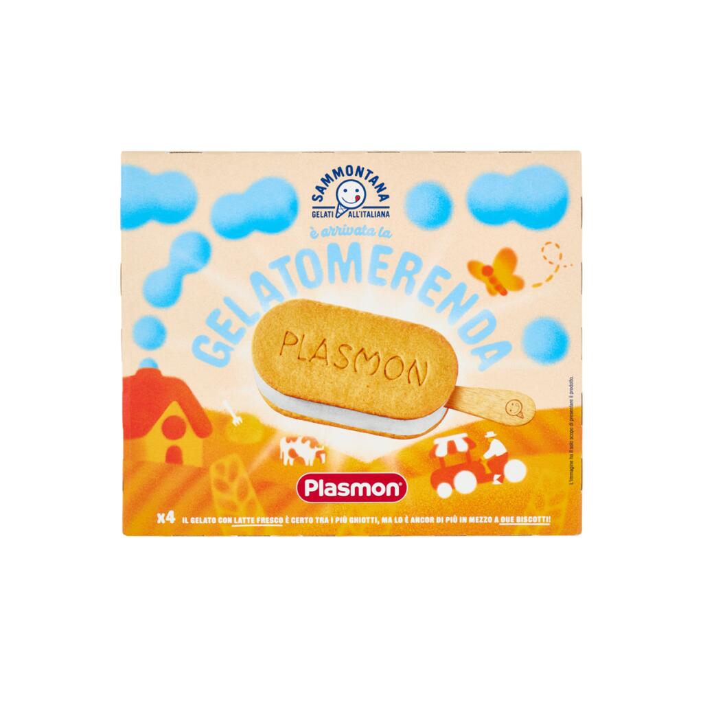 4 Stecco Plasmon Gelatomerenda 188g Sammontana