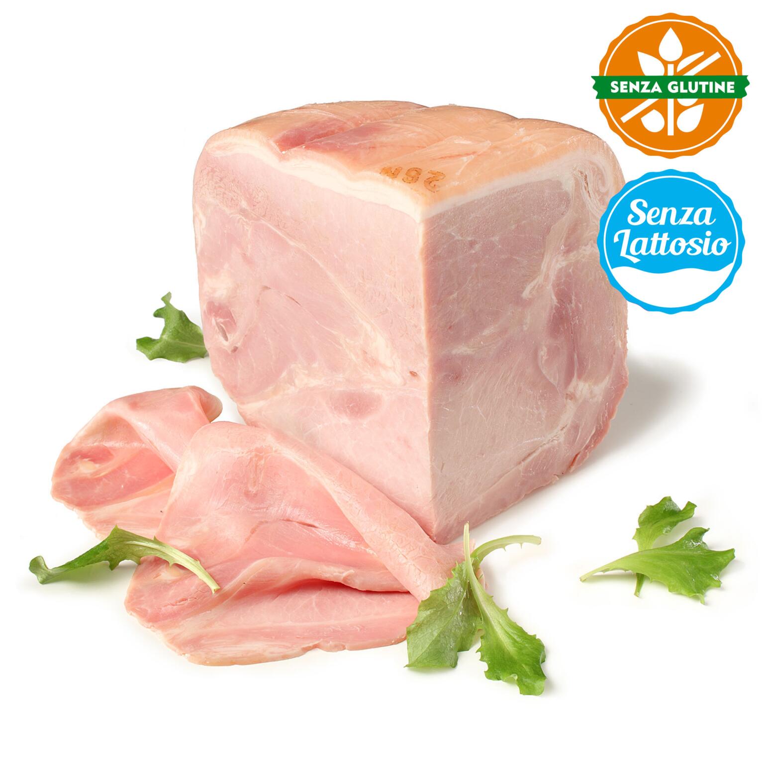 Prosciutto cotto alta qualità Buonastella a tranc i e Negroni senza glutine e senza lattosio