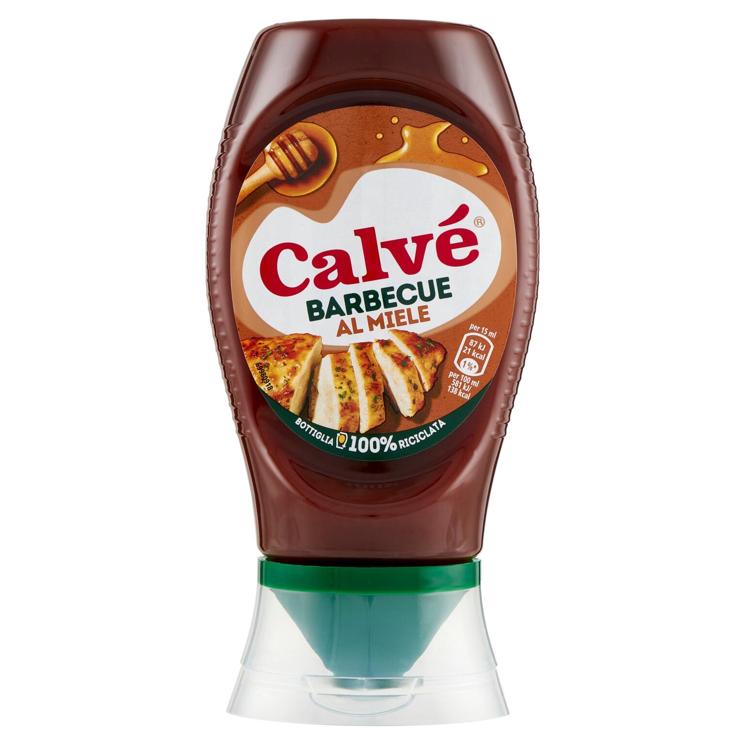 Salsa barbecue al miele top down 250ml Calvè