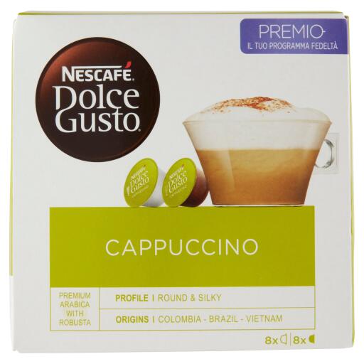 Nescafè 16 capsule dolce gusto cappuccino
