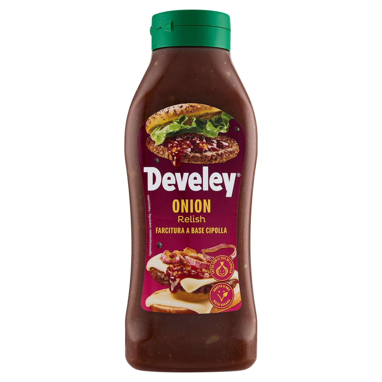 Salsa Onion Relish (farcitura a base cipolla) Squeeze 875ml Develey