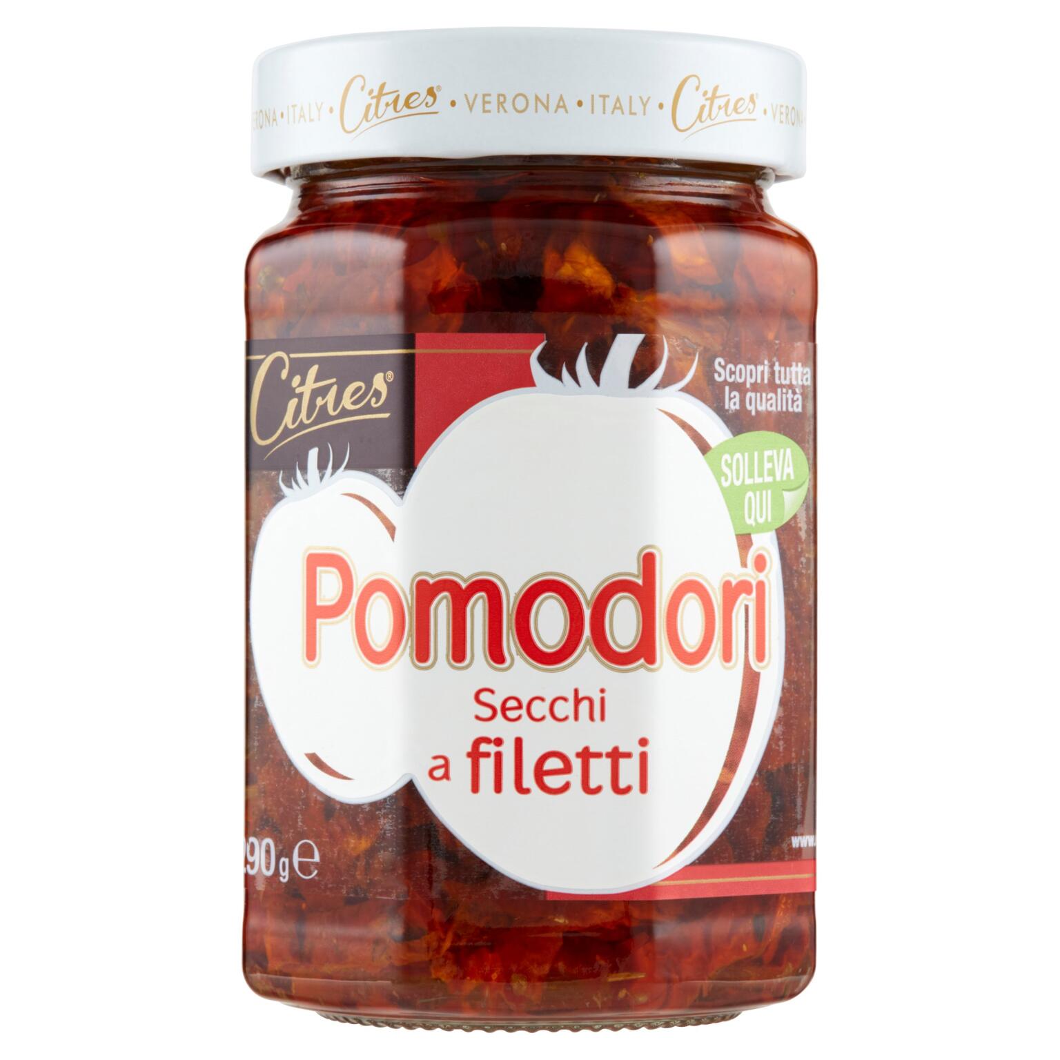 Pomodori secchi in filetti in olio di girasole 290g Citres