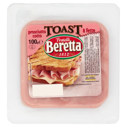 Prosciutto cotto toast 100g Fratelli Beretta