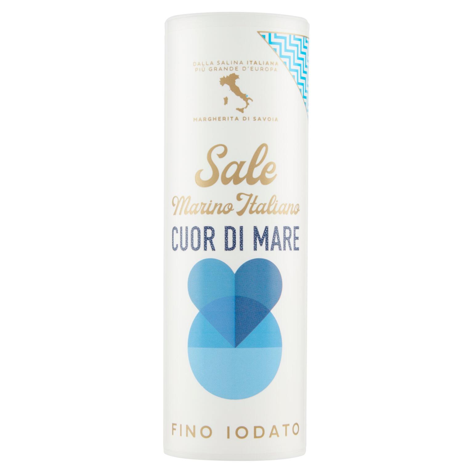 Sale iodato fine dispenser 250g Cuor di Mare