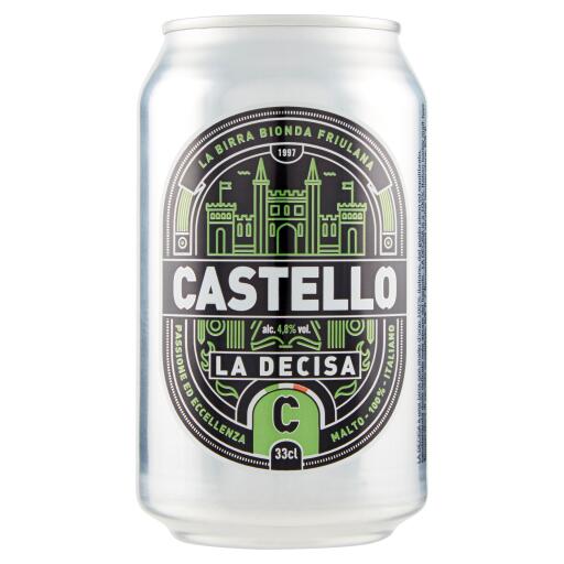Birra Castello "La Decisa" 33cl lattina