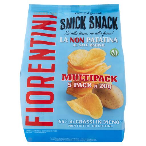 Snick Snack La non patatina al sale marino 100g Fiorentini