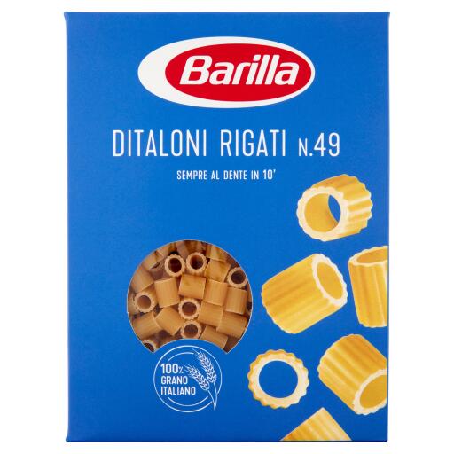 Ditaloni rigati pasta di semola di grano duro n°49 500g Barilla