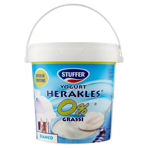 Yogurt bianco 0% di grassi 1kg Herakles Stuffer