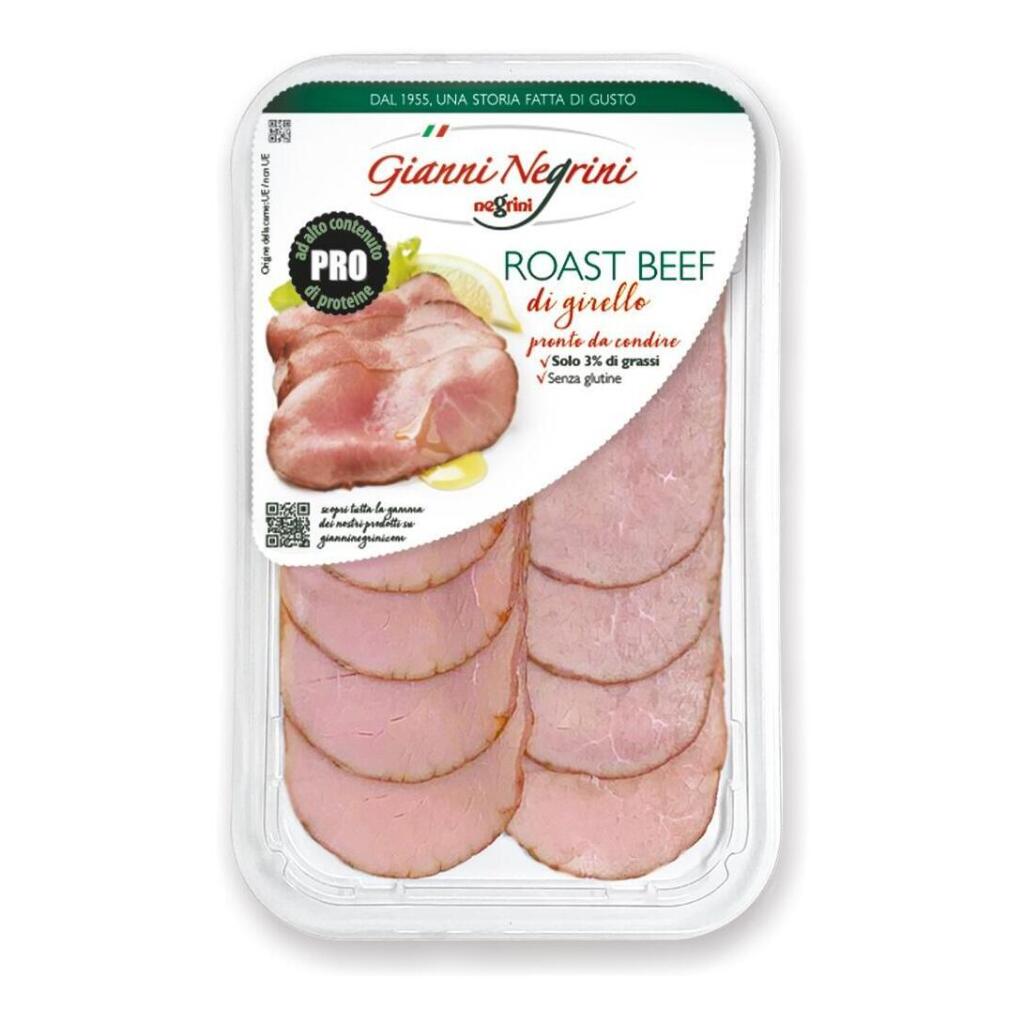 Roast Beef di girello affettato 70g Gianni Negrini