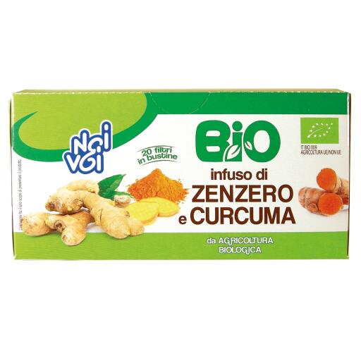 Bio infuso zenzero/curcuma 20filtri Noi&Voi