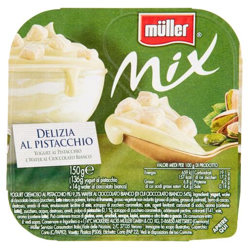 Yogurt mix 150g delizia al pistacchio Muller