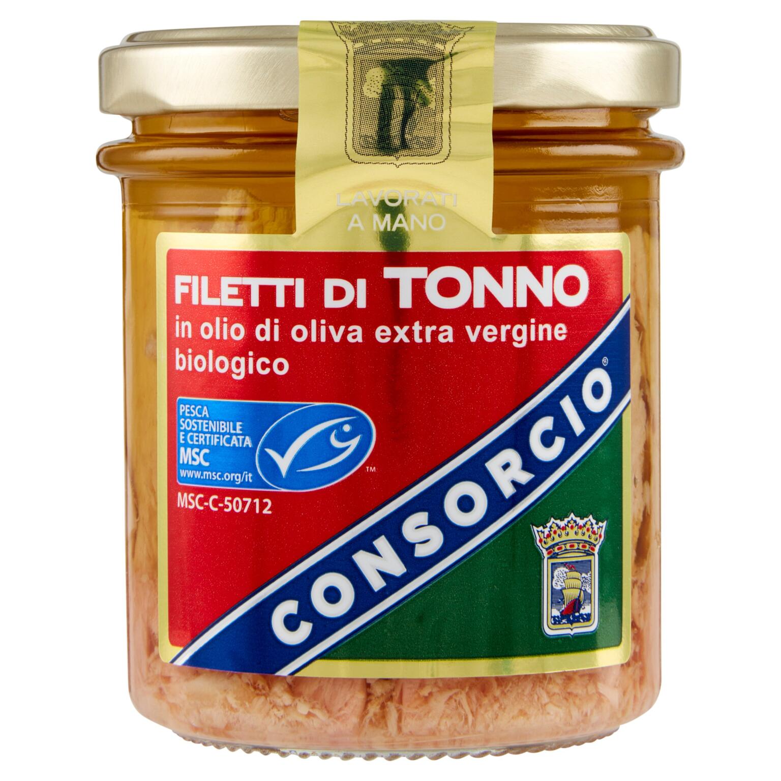 Tonno Consorcio in olio evo bio 180g