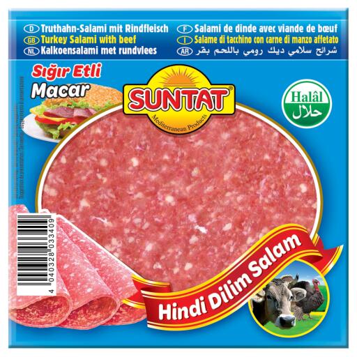 Salame di Tacchino con Manzo affettato 200g Suntat