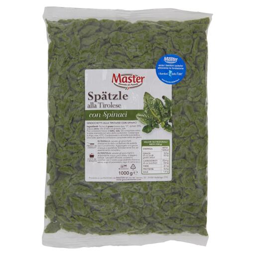 Spatzle con spinaci 1Kg Master
