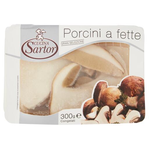 Funghi Porcini a fette 300g congelati Sartor