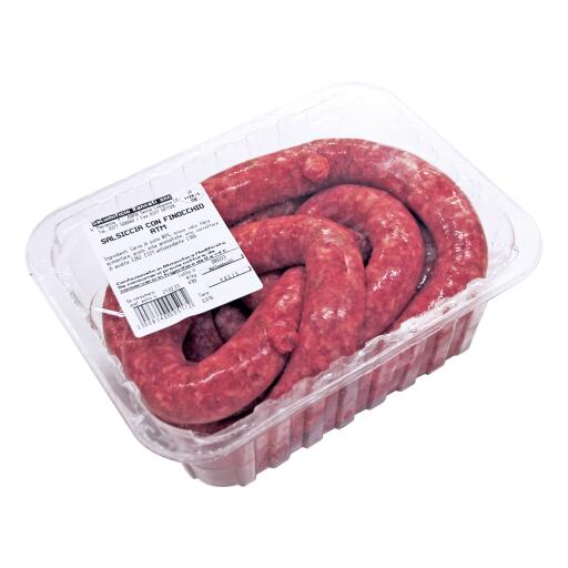 Salsiccia di suino al finocchio confezione Atm
