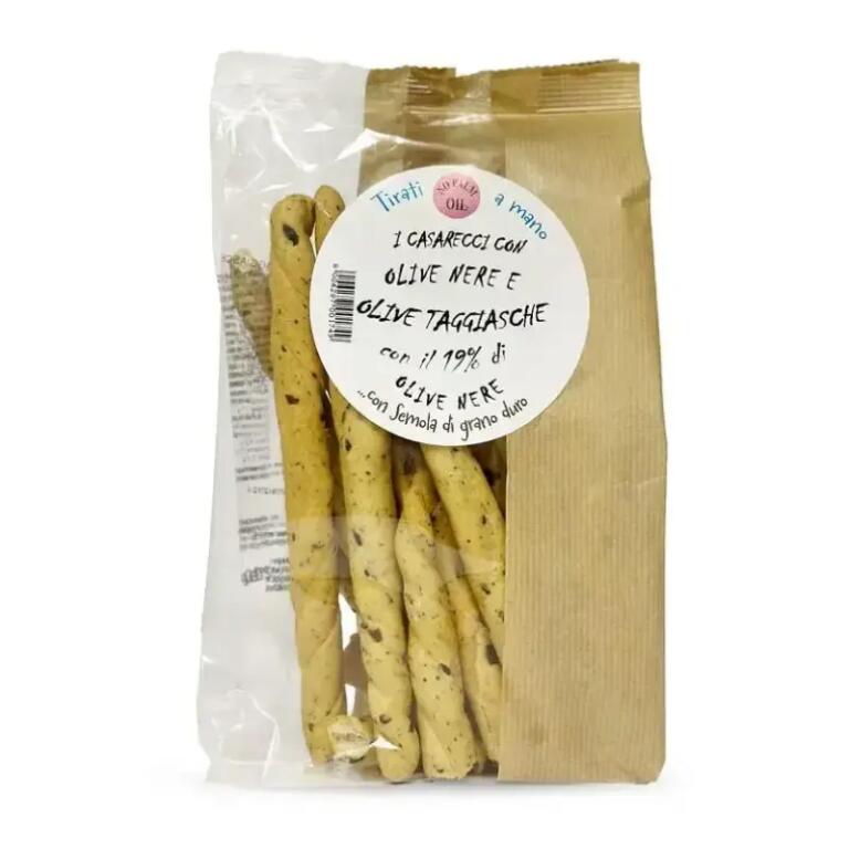 I caserecci con olive nere e olive taggiasche 19%, 200g, Mago Merlini