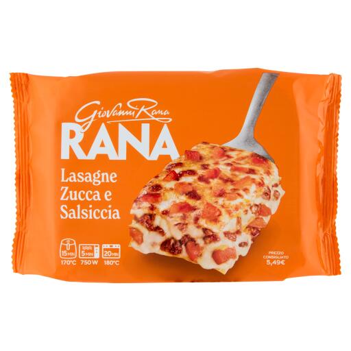 Lasagne zucca e salsiccia 350g Rana