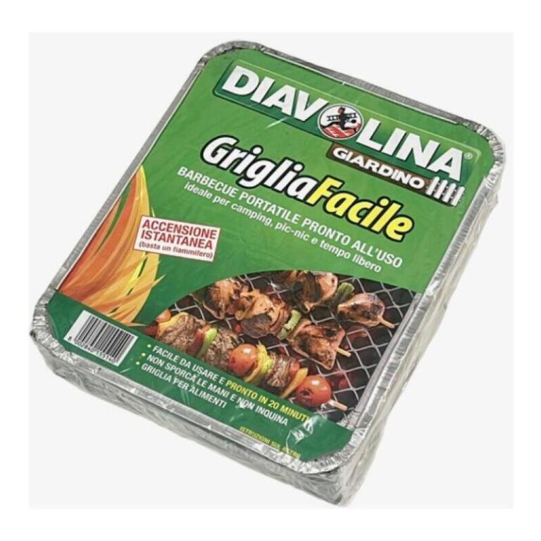 Grigliafacile usa&getta barbecue portatile pronto all'uso