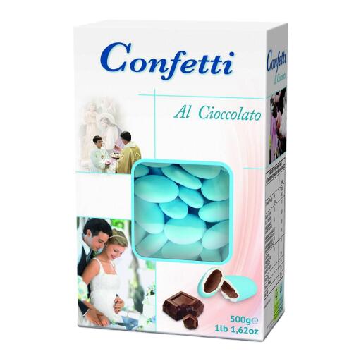 Confetti al cioccolato celesti 500g Crispo