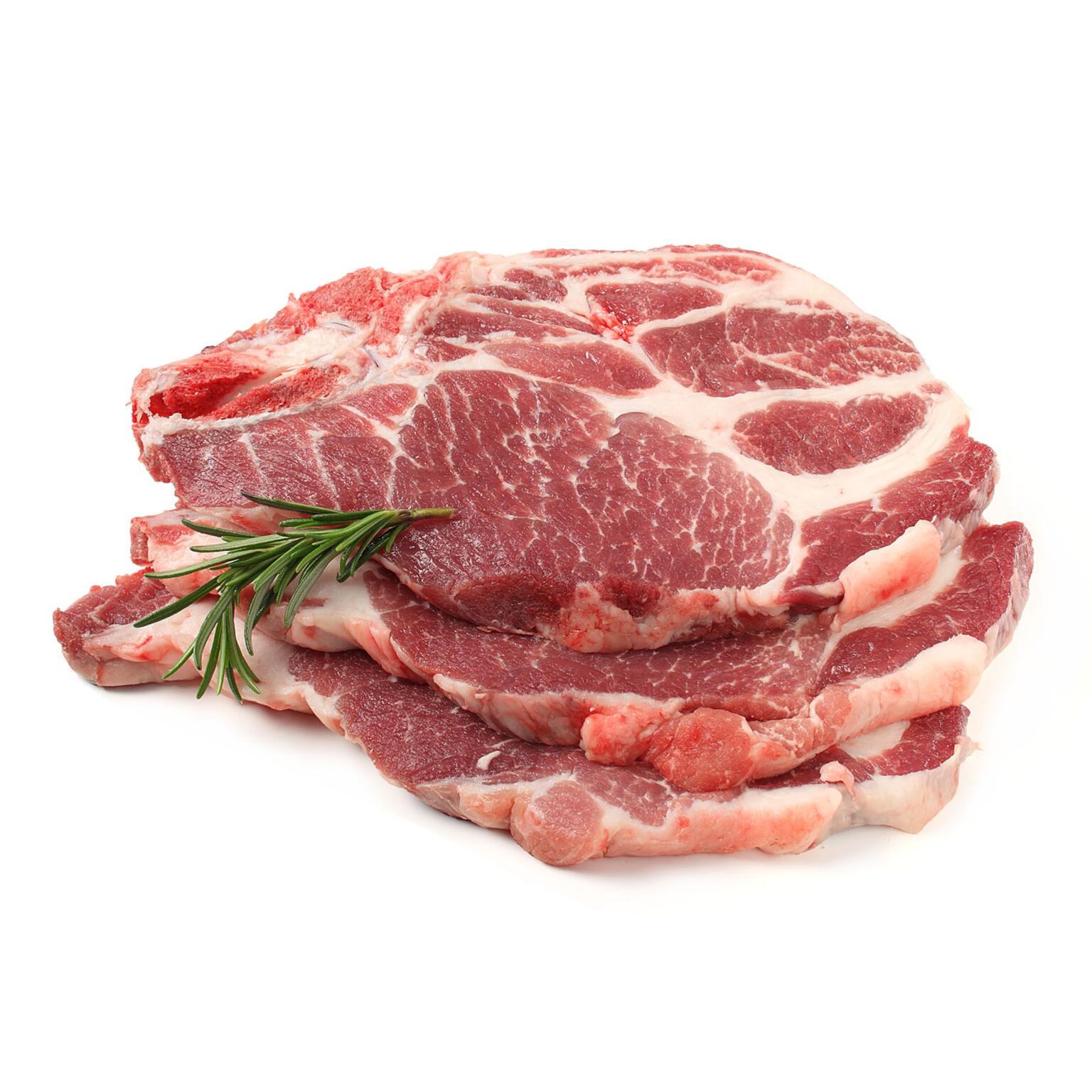 Coppa suino c/osso a fette