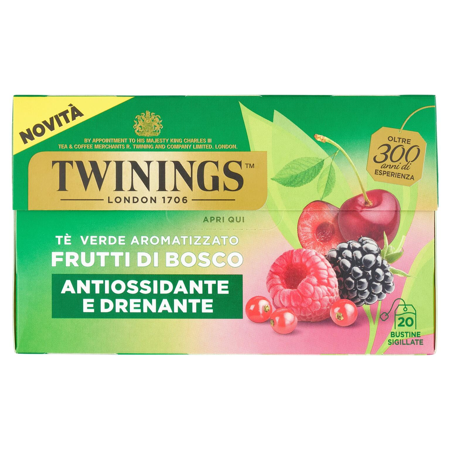 Twining Thè Verde Frutti di bosco 20ff