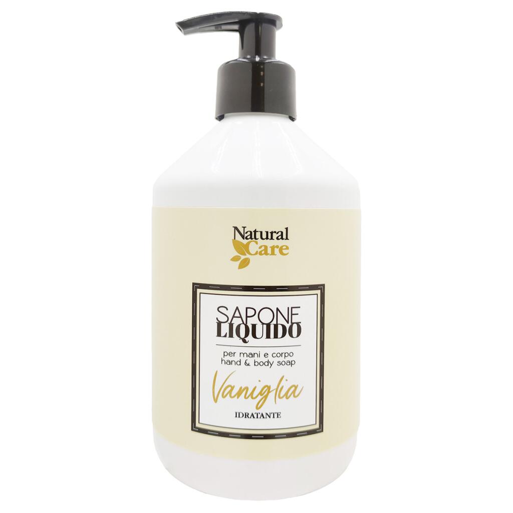 Sapone liquido alla vaniglia da 500ml Natural Care