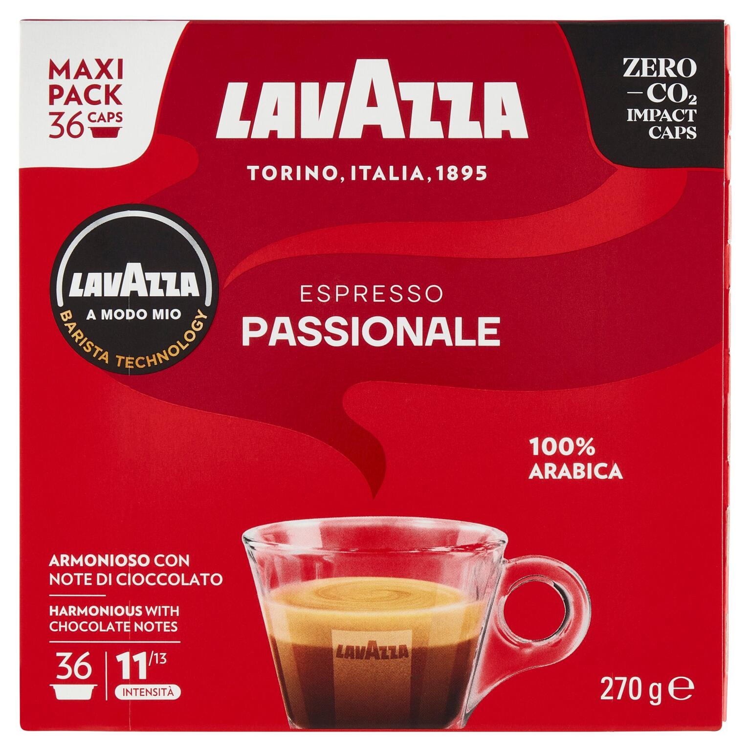 Capsule a modo mio passionale 36pezzi 270g Lavazza