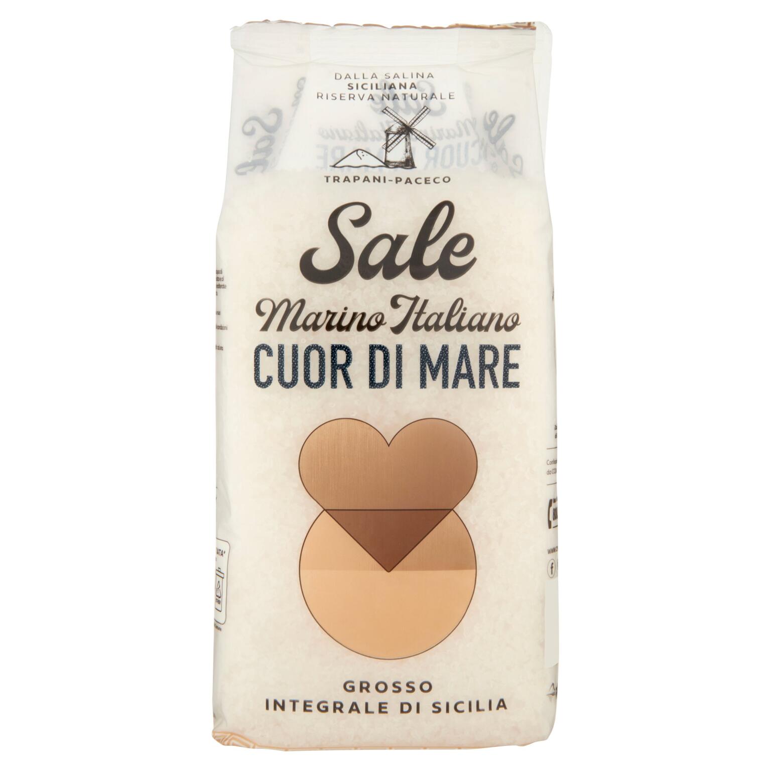Sale integrale IGP 1kg Cuore di Mare