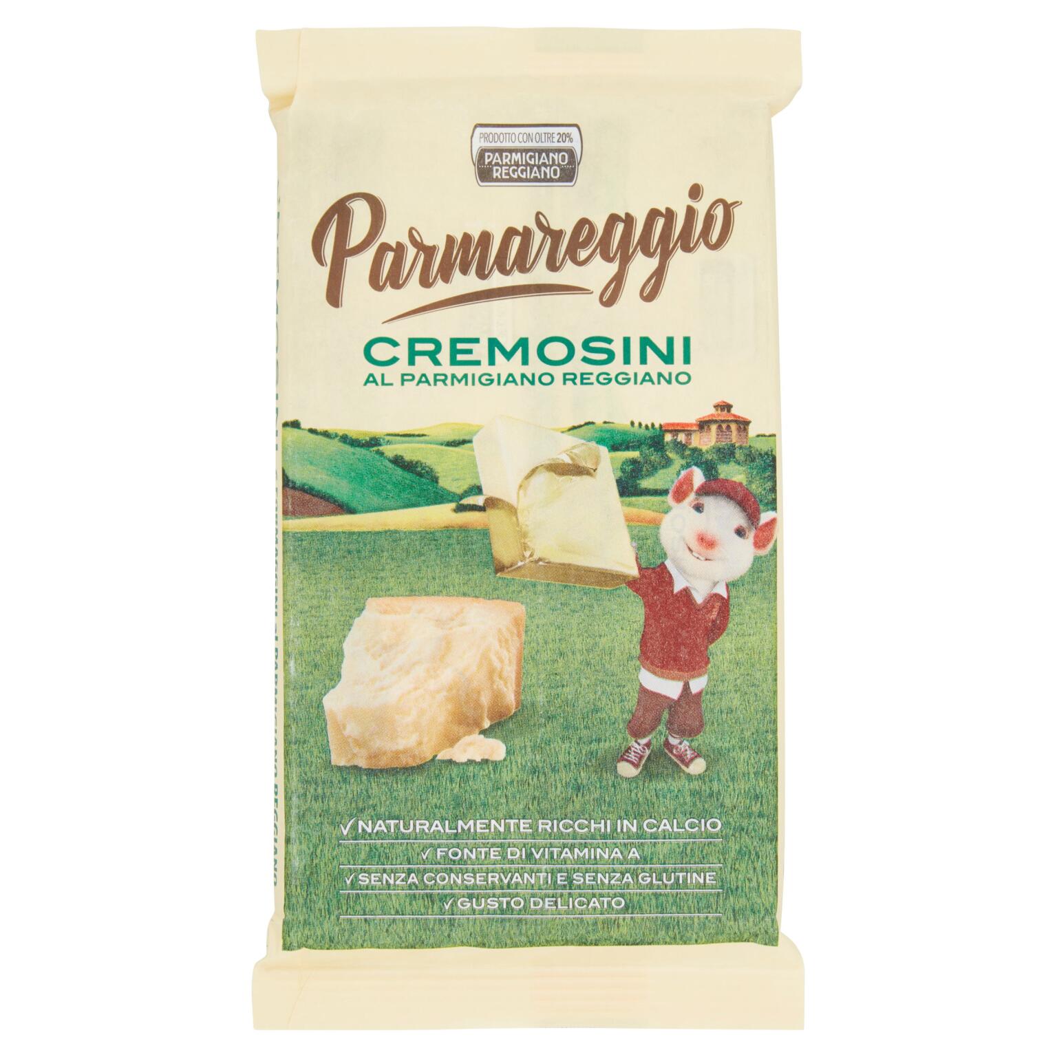 Cremosini al Parmigiano Reggiano 6 pezzi,125g Parmareggio