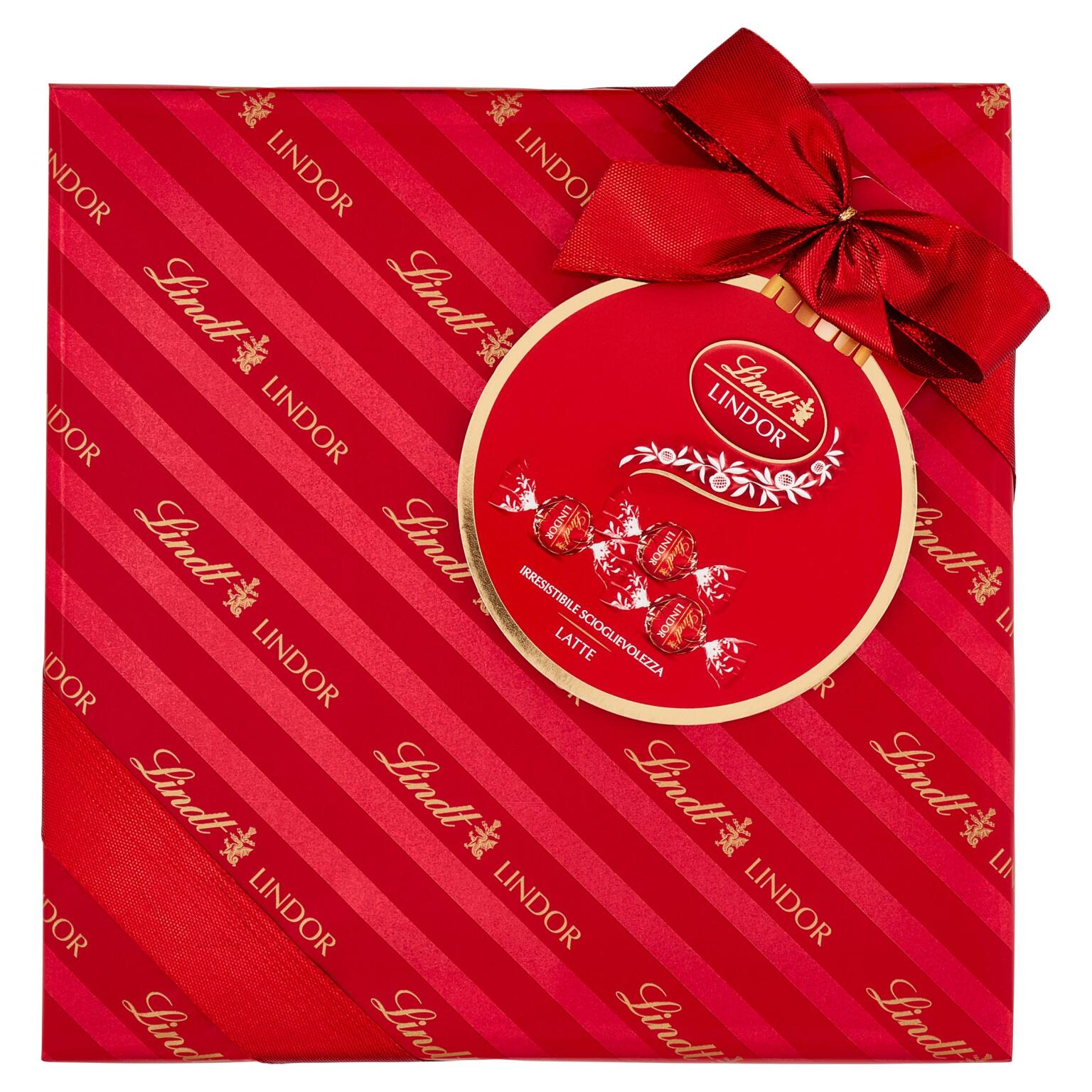 Cioccolatini Lindor scatola incartata al latte 287g Lindt