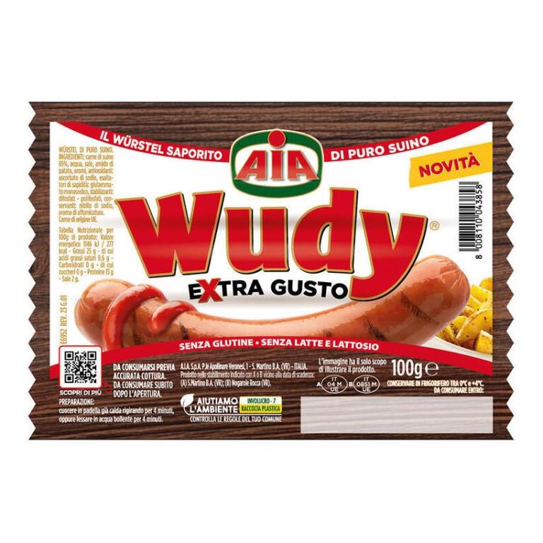 Wudy Extragusto di suino 100g Aia