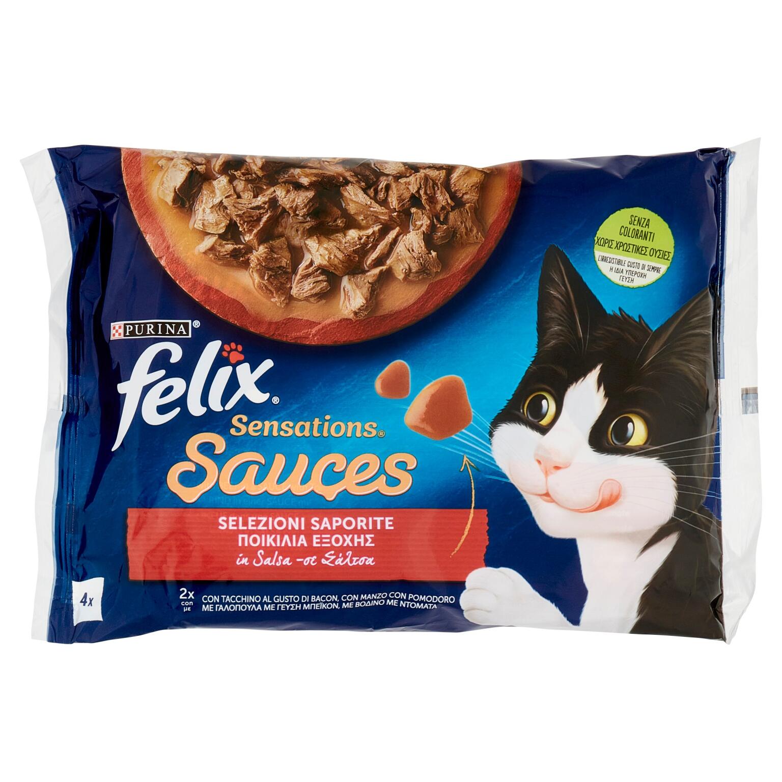 Felix Sensations sauces sapor 4x85g