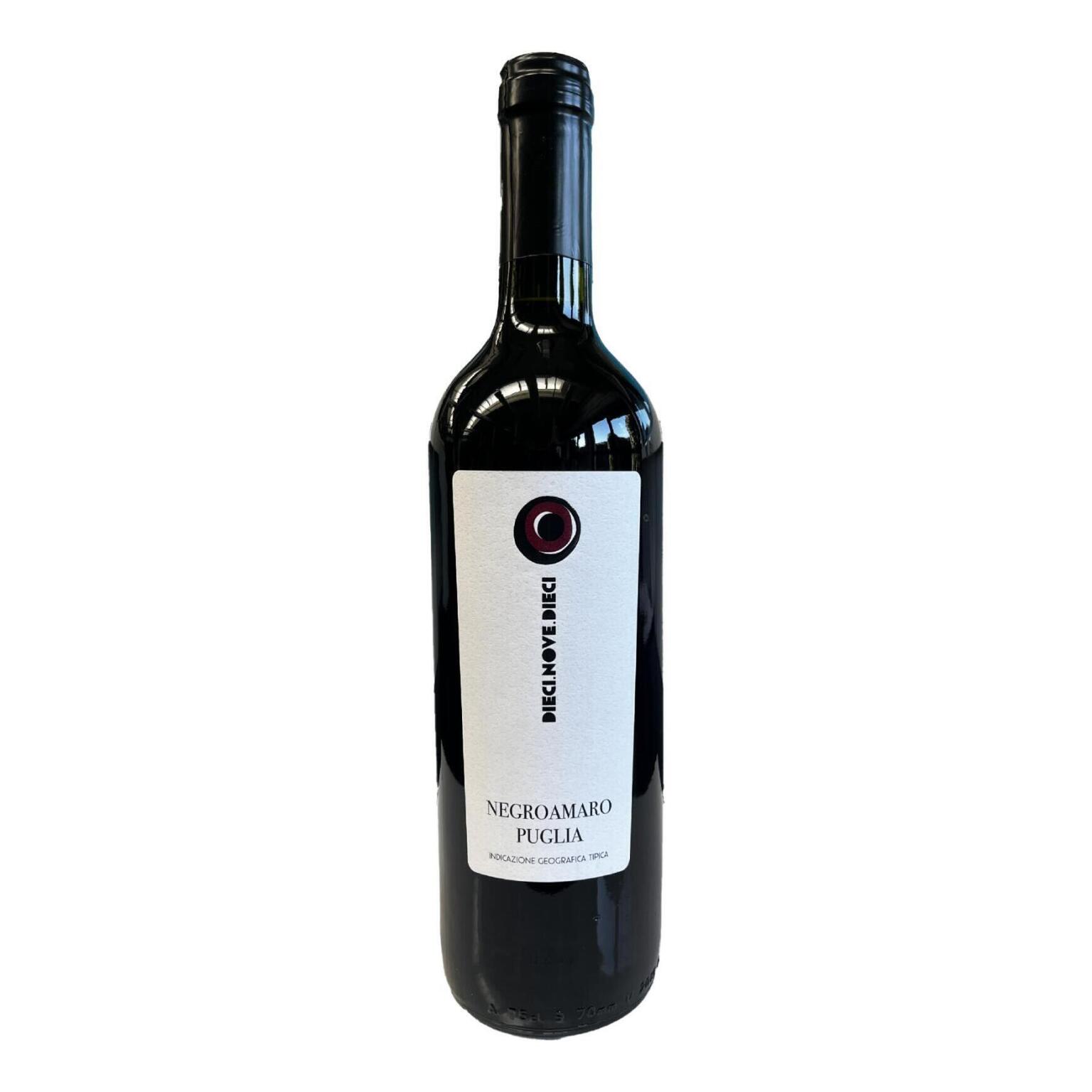 Negroamaro Puglia Igt 11° cl75 Dieci.Nove.Dieci