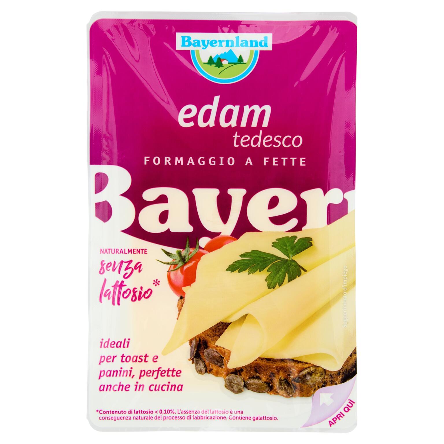 Edamer a fette 100g senza lattosio
