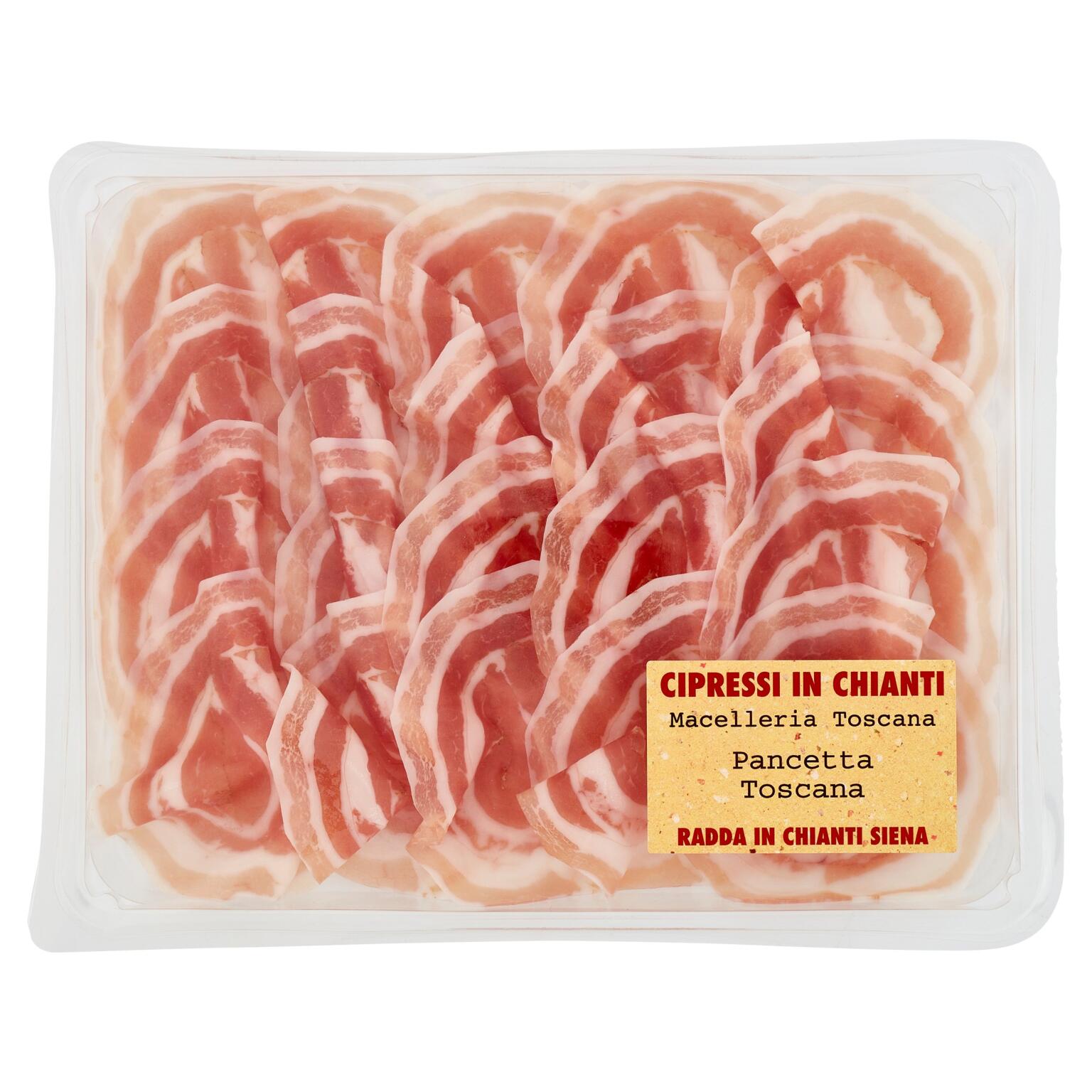 Pancetta Toscana 100g Cipressi in Chianti Macelleria Toscana