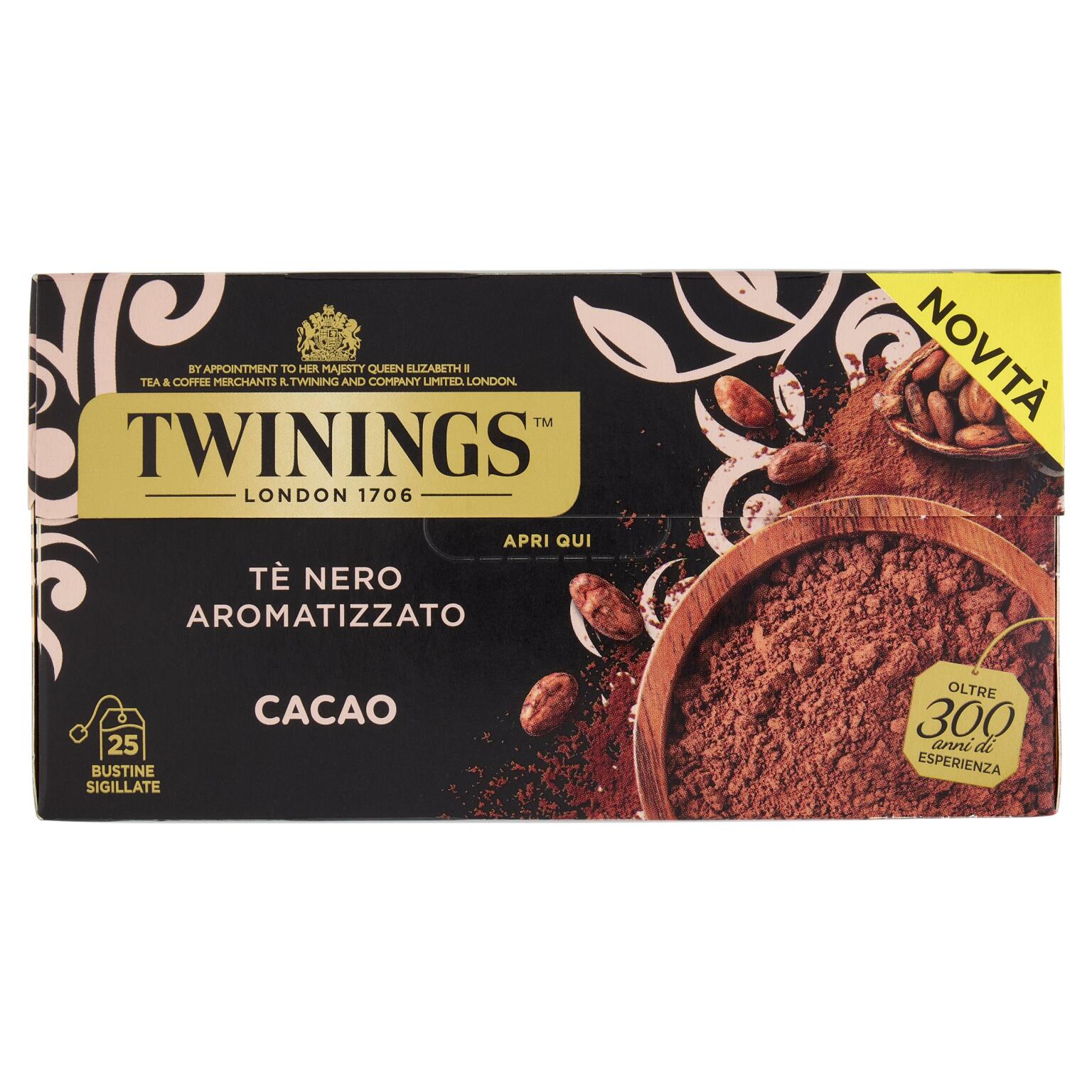 Tè Nero Aromatizzato Cacao 25ff 50g Twinings