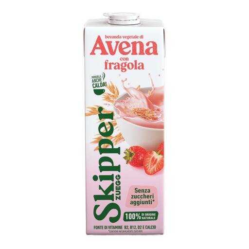 Bevanda Vegetale Avena con Fragola 1l Skipper Zuegg