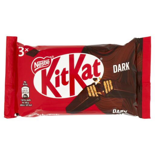 Kit Kat dark 70% trio 3x41,5 Nestlè