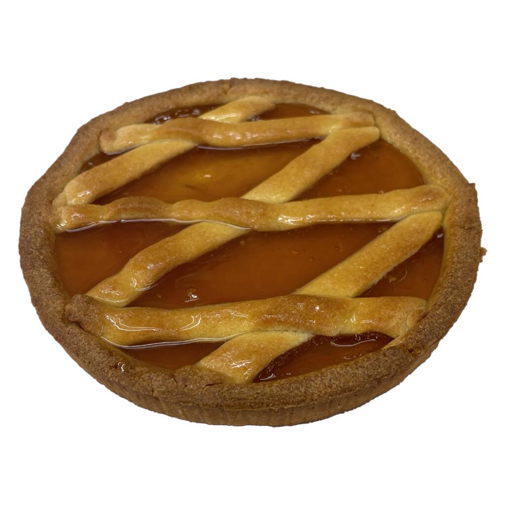 Crostata con confettura di albicocca