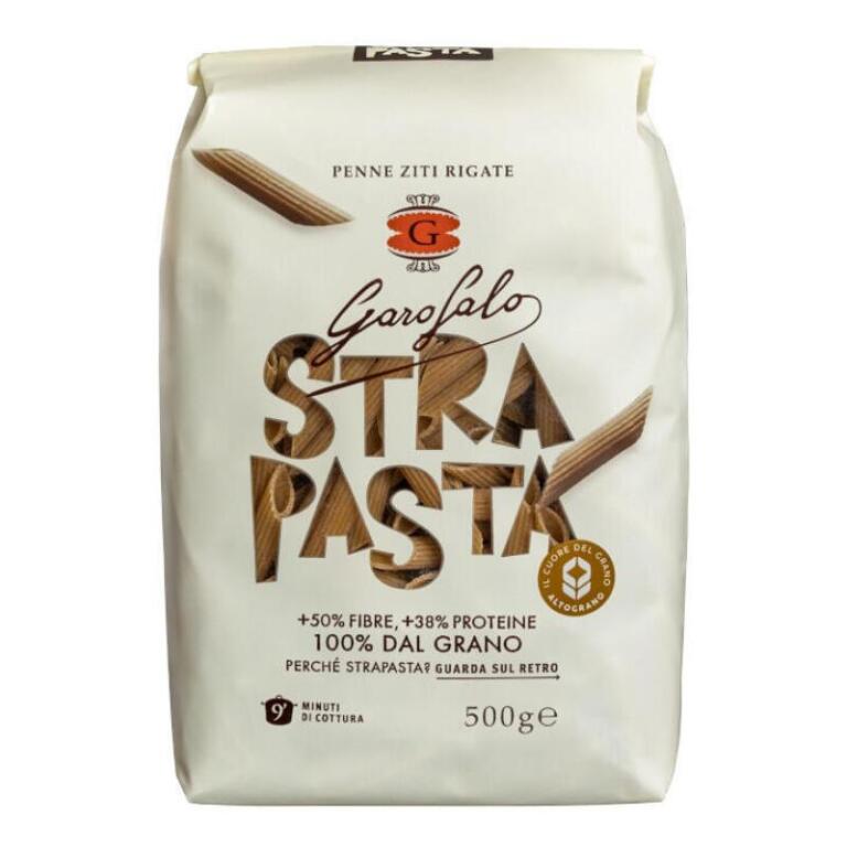Penne Rigate 50%fibre +38%proteine 500g Strapasta Garofalo