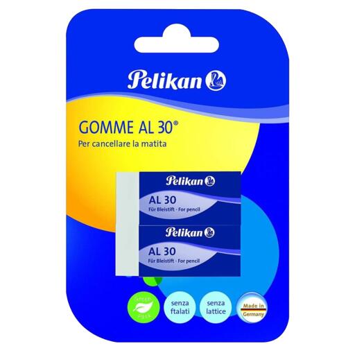Gomma da Cancellare AL 2 Pezzi Pelikan