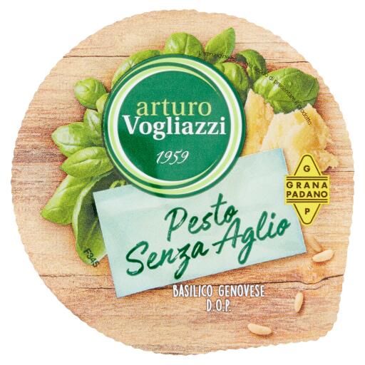 Pesto Senz'Aglio con Basilico e Grana Padano DOP 90g Arturo Vogliazzi