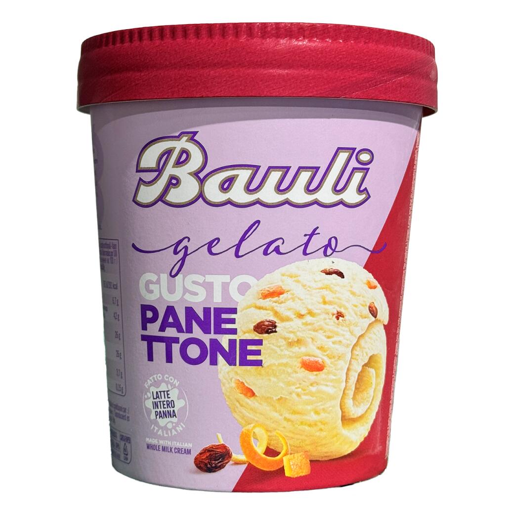 Gelato gusto panettone con uvetta e canditi 275g Bauli