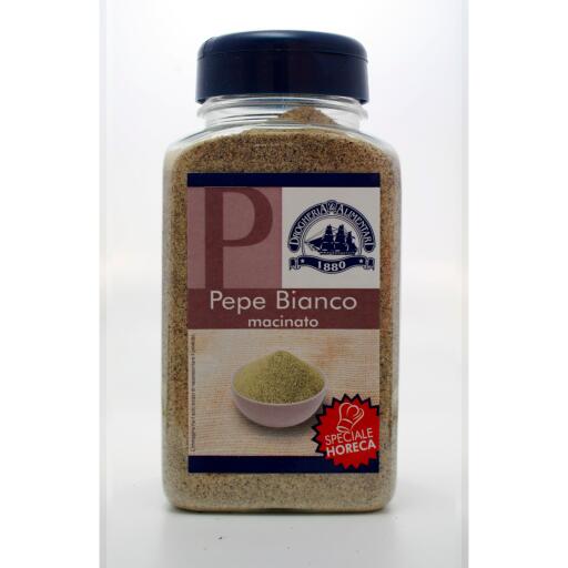 Pepe Bianco Macinato 420g Vaso Pet Drogheria&Alimentari