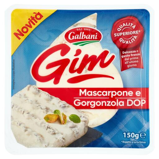 Gorgonzola e Mascarpone DOP Gim 150g Galbani