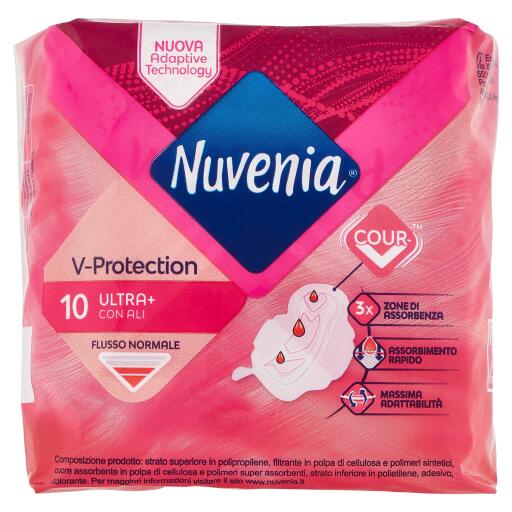 Assorbenti ultra con ali 10 pezzi Nuvenia
