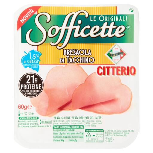 Sofficette Bresaola di Tacchino 60g Citterio