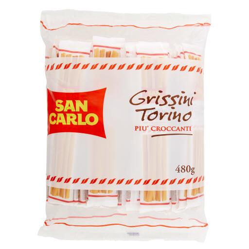 Grissini Torino più croccanti 480g San Carlo